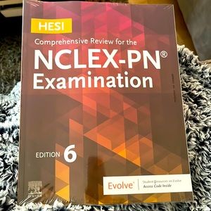 Brand new in plastic HESI NCLEX-PN Exam book